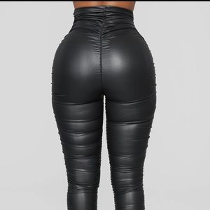 Brand new fashion nova faux leather leggings